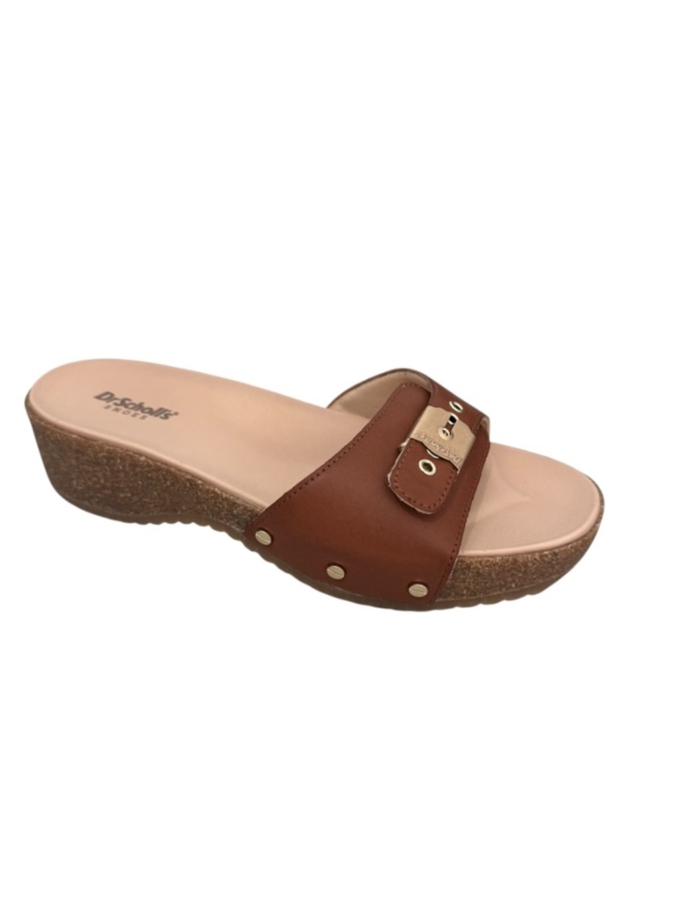 Dr. Scholl's Orig Collection Women's Original Flex Sandals Brown Leather 7M -NWB